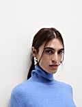 Air-Yarn Roll Neck Jumper