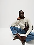 Ribbed Button Front Cardigan