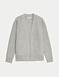 Ribbed Edge to Edge Relaxed Cardigan