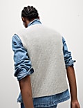 Cloud-yarn Knitted Crew Neck Waistcoat