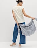 Muscle Knitted Vest with Linen