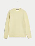 Ribbed Crew Neck Jumper