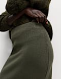 Knitted Midaxi Column Skirt