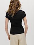 Cotton Rich Premium Square Neck Top