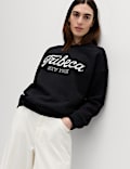 Cotton Rich Graphic Long Sleeve Sweatshirt