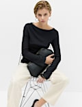 Cosy draped top