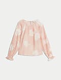 Lyocell Rich Printed Blouse