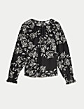 Lyocell Rich Printed Blouse