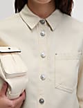 Cotton Rich Denim Collared Shirt