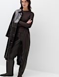 Cosy Tie Front Regular Fit Top