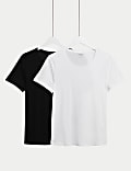 2pk Pure Cotton T-Shirt