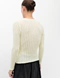 Textured V Neck Cosy Wrap Top