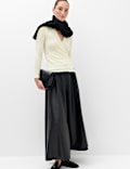 Textured V Neck Cosy Wrap Top