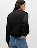 Sudadera de algod&oacute;n con adorno