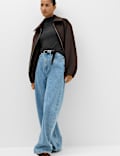 Cosy High Neck Half Sleeve T-Shirt