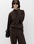 Cotton Rich Cosy Funnel Neck Top