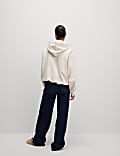 Cotton Rich Bubble Hem Hoodie