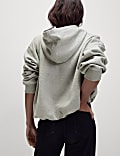 Cotton Rich Bubble Hem Hoodie