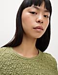 Cotton Rich Textured Top