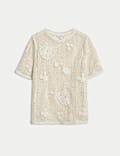 Crochet Sparkly T-Shirt