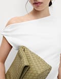 Débardeur en coton coupe asymétrique