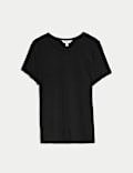 Textured Pointelle T-Shirt