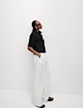 Cotton Rich Textured Resort Top
