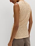 Cotton Rich Textured Vest