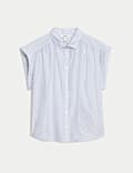 Cotton Rich Sparkly Striped Shirt