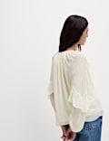 Ruffle Volume Blouse