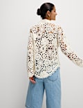 Crochet Collared Shirt