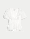 Lace Ruffle Blouse
