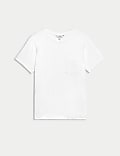 T-Shirt με κέντημα από 100% βαμβάκι