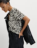 Cotton Modal Blend Printed T-Shirt