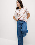 Cotton Modal Blend Printed T-Shirt
