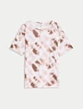 Cotton Modal Blend Printed T-Shirt