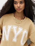 Cotton Rich Graphic Sweatshirt