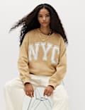 Cotton Rich Graphic Sweatshirt