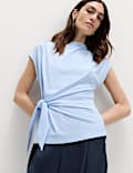 Sleeveless Knot Detail Top