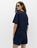 Pure Cotton Oversized Graphic T-Shirt