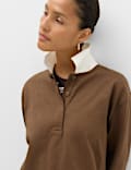 Pure Cotton Rugby Polo Top