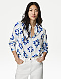 Printed Collared Shirt