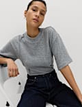 Short Sleeve Cosy Top With Cotton