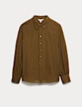 Lyocell Rich Textured Collared Shirt