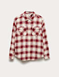 Pure Cotton Western Checked Shirt