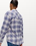 Pure Cotton Western Checked Shirt