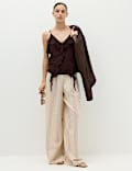 Ruffle Floaty Cami Top