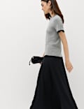 Short Sleeve Lace Trim T-Shirt