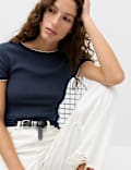 Cotton Rich Double Layer T-Shirt
