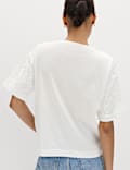Pure Cotton Appliqu&eacute; T-Shirt